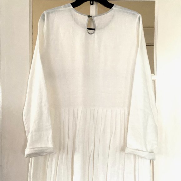 Le Vestiaire de Jeanne white linen dress - Picture 3 of 7